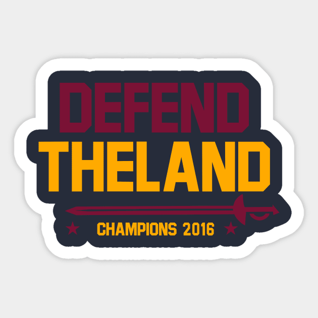 defend the land Sticker by upcs